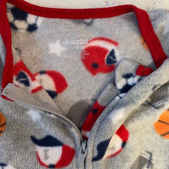 18 month + 24 month baby boy cozy footed sleepers and jacket - Picture 5 of 5